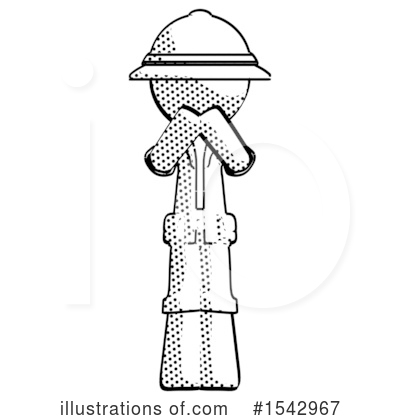 Royalty-Free (RF) Halftone Design Mascot Clipart Illustration by Leo Blanchette - Stock Sample #1542967
