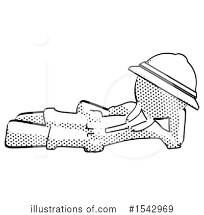 Royalty-Free (RF) Halftone Design Mascot Clipart Illustration by Leo Blanchette - Stock Sample #1542969