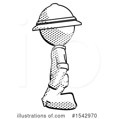 Royalty-Free (RF) Halftone Design Mascot Clipart Illustration by Leo Blanchette - Stock Sample #1542970