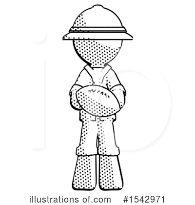 Royalty-Free (RF) Halftone Design Mascot Clipart Illustration by Leo Blanchette - Stock Sample #1542971