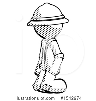 Royalty-Free (RF) Halftone Design Mascot Clipart Illustration by Leo Blanchette - Stock Sample #1542974