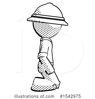 Royalty-Free (RF) Halftone Design Mascot Clipart Illustration by Leo Blanchette - Stock Sample #1542975