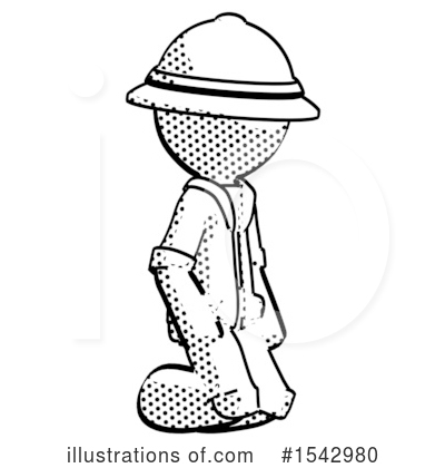 Royalty-Free (RF) Halftone Design Mascot Clipart Illustration by Leo Blanchette - Stock Sample #1542980