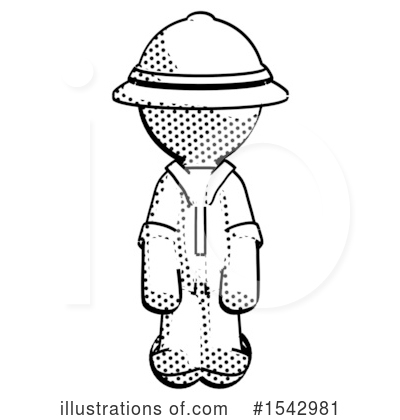 Royalty-Free (RF) Halftone Design Mascot Clipart Illustration by Leo Blanchette - Stock Sample #1542981