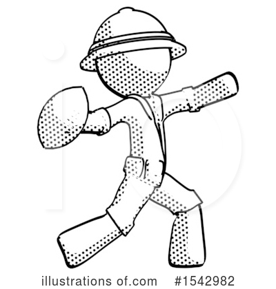 Royalty-Free (RF) Halftone Design Mascot Clipart Illustration by Leo Blanchette - Stock Sample #1542982