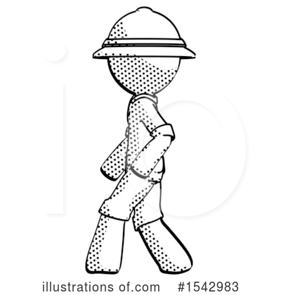 Royalty-Free (RF) Halftone Design Mascot Clipart Illustration by Leo Blanchette - Stock Sample #1542983
