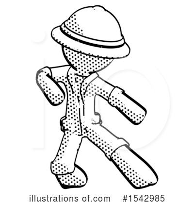 Royalty-Free (RF) Halftone Design Mascot Clipart Illustration by Leo Blanchette - Stock Sample #1542985