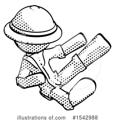 Royalty-Free (RF) Halftone Design Mascot Clipart Illustration by Leo Blanchette - Stock Sample #1542988