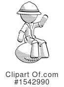 Halftone Design Mascot Clipart #1542990 by Leo Blanchette