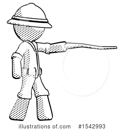 Royalty-Free (RF) Halftone Design Mascot Clipart Illustration by Leo Blanchette - Stock Sample #1542993