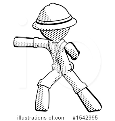 Royalty-Free (RF) Halftone Design Mascot Clipart Illustration by Leo Blanchette - Stock Sample #1542995