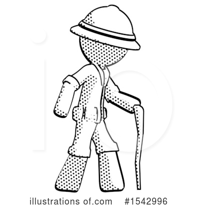 Royalty-Free (RF) Halftone Design Mascot Clipart Illustration by Leo Blanchette - Stock Sample #1542996