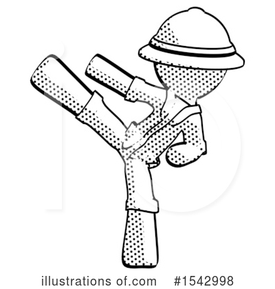 Royalty-Free (RF) Halftone Design Mascot Clipart Illustration by Leo Blanchette - Stock Sample #1542998