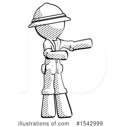 Royalty-Free (RF) Halftone Design Mascot Clipart Illustration by Leo Blanchette - Stock Sample #1542999