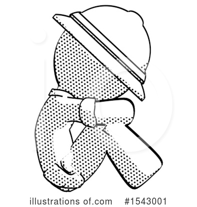 Royalty-Free (RF) Halftone Design Mascot Clipart Illustration by Leo Blanchette - Stock Sample #1543001