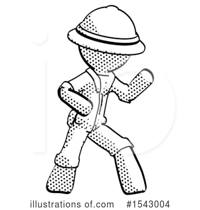 Royalty-Free (RF) Halftone Design Mascot Clipart Illustration by Leo Blanchette - Stock Sample #1543004