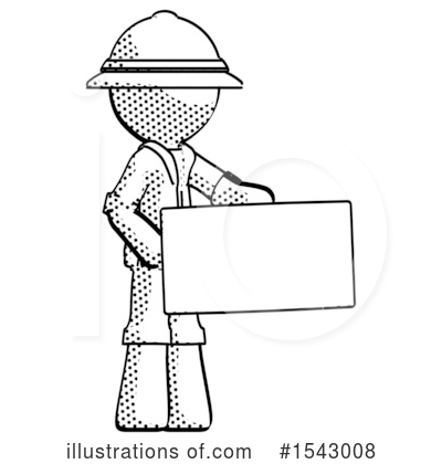 Royalty-Free (RF) Halftone Design Mascot Clipart Illustration by Leo Blanchette - Stock Sample #1543008