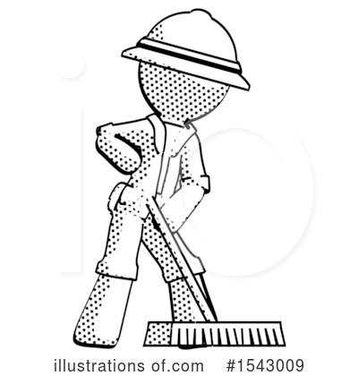 Royalty-Free (RF) Halftone Design Mascot Clipart Illustration by Leo Blanchette - Stock Sample #1543009