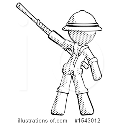 Royalty-Free (RF) Halftone Design Mascot Clipart Illustration by Leo Blanchette - Stock Sample #1543012