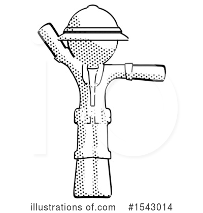 Royalty-Free (RF) Halftone Design Mascot Clipart Illustration by Leo Blanchette - Stock Sample #1543014
