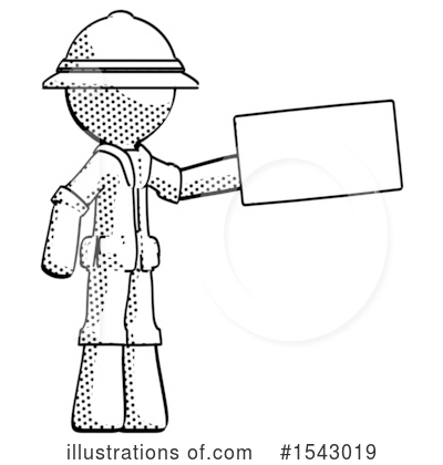 Royalty-Free (RF) Halftone Design Mascot Clipart Illustration by Leo Blanchette - Stock Sample #1543019