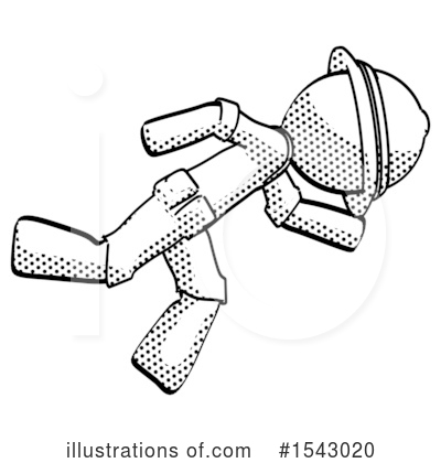 Royalty-Free (RF) Halftone Design Mascot Clipart Illustration by Leo Blanchette - Stock Sample #1543020