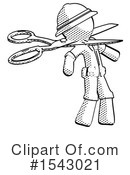 Halftone Design Mascot Clipart #1543021 by Leo Blanchette