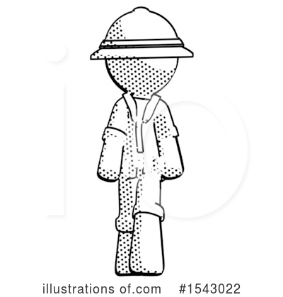 Royalty-Free (RF) Halftone Design Mascot Clipart Illustration by Leo Blanchette - Stock Sample #1543022