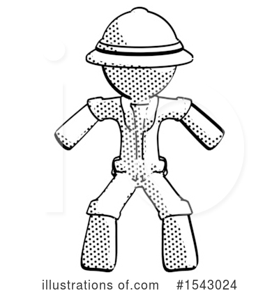 Royalty-Free (RF) Halftone Design Mascot Clipart Illustration by Leo Blanchette - Stock Sample #1543024