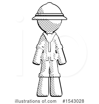 Royalty-Free (RF) Halftone Design Mascot Clipart Illustration by Leo Blanchette - Stock Sample #1543028