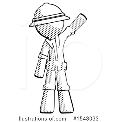 Royalty-Free (RF) Halftone Design Mascot Clipart Illustration by Leo Blanchette - Stock Sample #1543033