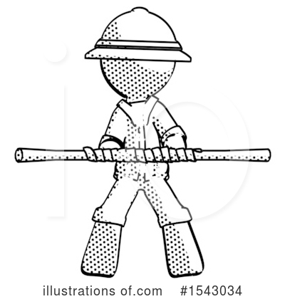Royalty-Free (RF) Halftone Design Mascot Clipart Illustration by Leo Blanchette - Stock Sample #1543034