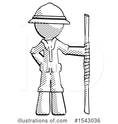 Royalty-Free (RF) Halftone Design Mascot Clipart Illustration by Leo Blanchette - Stock Sample #1543036