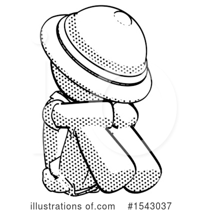 Royalty-Free (RF) Halftone Design Mascot Clipart Illustration by Leo Blanchette - Stock Sample #1543037