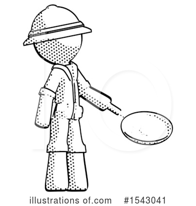 Royalty-Free (RF) Halftone Design Mascot Clipart Illustration by Leo Blanchette - Stock Sample #1543041