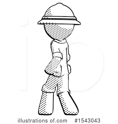 Royalty-Free (RF) Halftone Design Mascot Clipart Illustration by Leo Blanchette - Stock Sample #1543043
