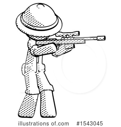 Royalty-Free (RF) Halftone Design Mascot Clipart Illustration by Leo Blanchette - Stock Sample #1543045