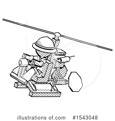 Royalty-Free (RF) Halftone Design Mascot Clipart Illustration by Leo Blanchette - Stock Sample #1543048