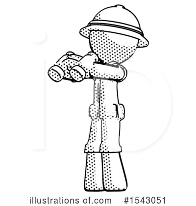 Royalty-Free (RF) Halftone Design Mascot Clipart Illustration by Leo Blanchette - Stock Sample #1543051