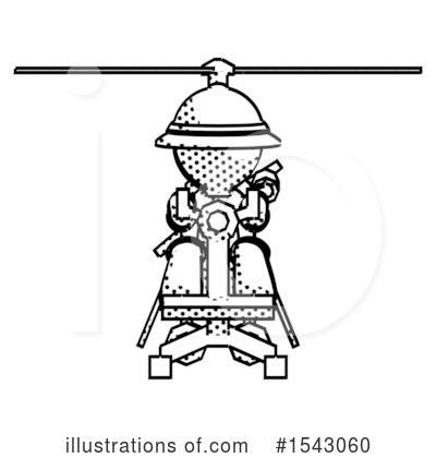 Royalty-Free (RF) Halftone Design Mascot Clipart Illustration by Leo Blanchette - Stock Sample #1543060