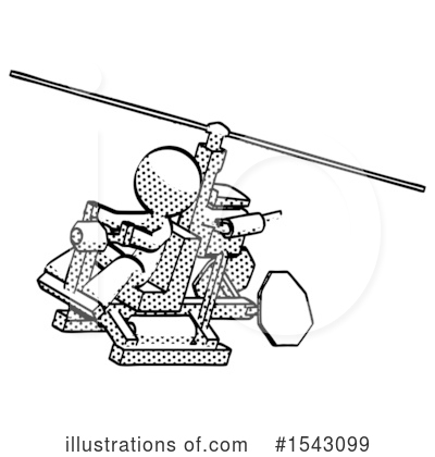 Royalty-Free (RF) Halftone Design Mascot Clipart Illustration by Leo Blanchette - Stock Sample #1543099