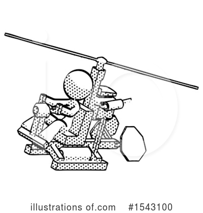 Royalty-Free (RF) Halftone Design Mascot Clipart Illustration by Leo Blanchette - Stock Sample #1543100