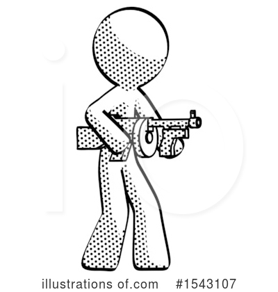 Royalty-Free (RF) Halftone Design Mascot Clipart Illustration by Leo Blanchette - Stock Sample #1543107