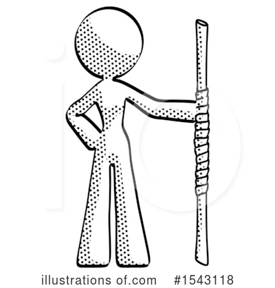 Royalty-Free (RF) Halftone Design Mascot Clipart Illustration by Leo Blanchette - Stock Sample #1543118
