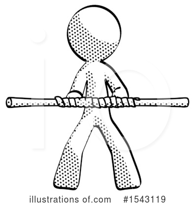 Royalty-Free (RF) Halftone Design Mascot Clipart Illustration by Leo Blanchette - Stock Sample #1543119
