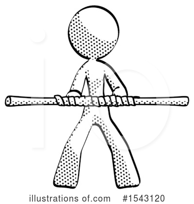 Royalty-Free (RF) Halftone Design Mascot Clipart Illustration by Leo Blanchette - Stock Sample #1543120