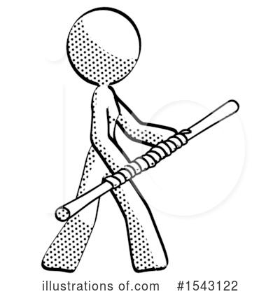 Royalty-Free (RF) Halftone Design Mascot Clipart Illustration by Leo Blanchette - Stock Sample #1543122
