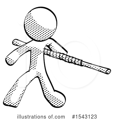 Royalty-Free (RF) Halftone Design Mascot Clipart Illustration by Leo Blanchette - Stock Sample #1543123