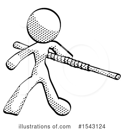 Royalty-Free (RF) Halftone Design Mascot Clipart Illustration by Leo Blanchette - Stock Sample #1543124