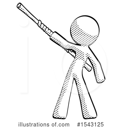Royalty-Free (RF) Halftone Design Mascot Clipart Illustration by Leo Blanchette - Stock Sample #1543125